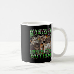 Taza De Café Dios Da Su Meme De Gato Divertido Más Poderoso De 