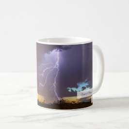 Taza De Café Dios de Gloria Truena Salmo 105:39 KJV