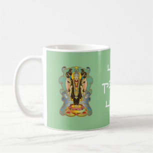 Taza De Café Dios de la deidad hindú de Vishnu