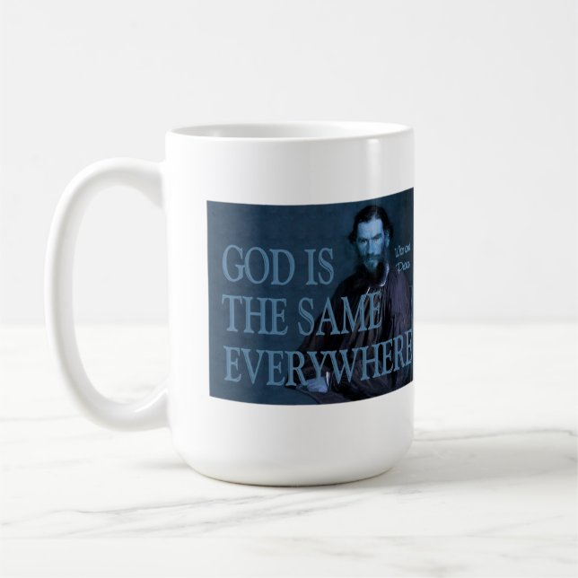 Taza De Café Dios de Tolstoy (Izquierda)