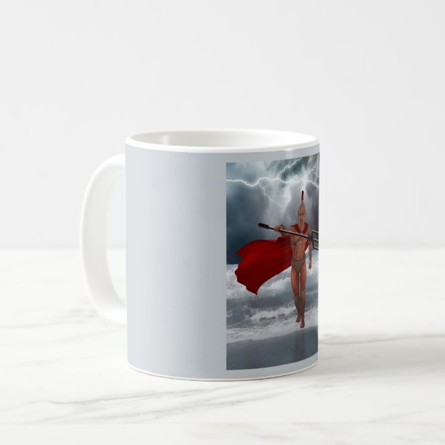 Taza De Café Dios del mar de Poseidon (Anverso izquierdo)
