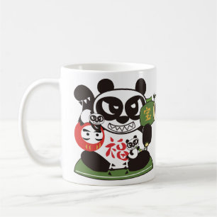 Taza De Café Dios del Panda Afortunado
