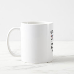 Taza De Café Dios dice que eres diseño vectorial cristiano flor