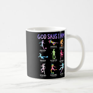 Taza De Café Dios Dice Que Soy Christiana Chicas Adolescentes N