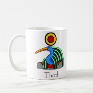 Taza De Café Dios egipcio Thoth (nombre)