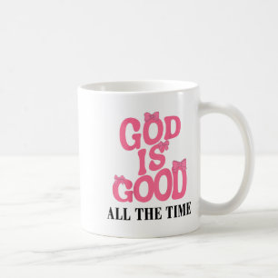 Taza De Café Dios Es Bueno, Nk Bow Cristiano Jesús Chica Herman