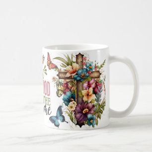 Taza De Café Dios es bueno todo el tiempo - inspirado en la fe