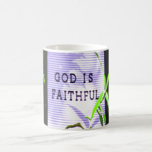 Taza De Café Dios es cristiano Inspirador