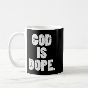 Taza De Café Dios es el Papa Jesucristo Religioso Cristiano Cat