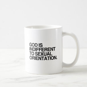 TAZA DE CAFÉ DIOS ES INDIFERENTE