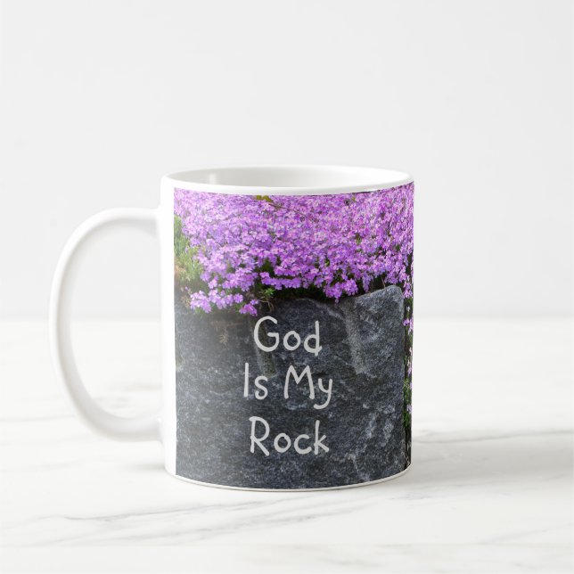 Taza De Café Dios es mi piedra (Izquierda)