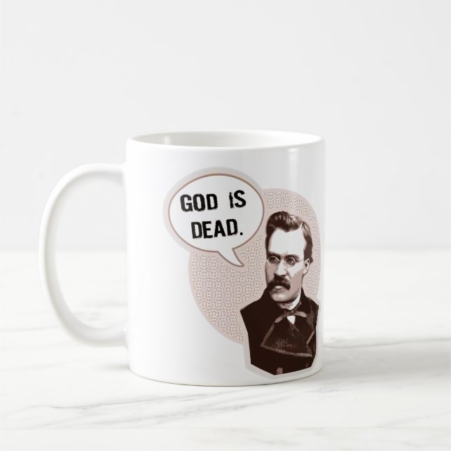 Taza De Café Dios es muerto (Nietzsche) (Izquierda)