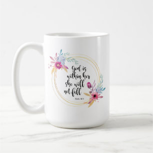 Taza De Café Dios está dentro de su salmo 46:5