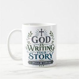 Taza De Café Dios Está Escribiendo Tu Historia Cita de Fe Crist