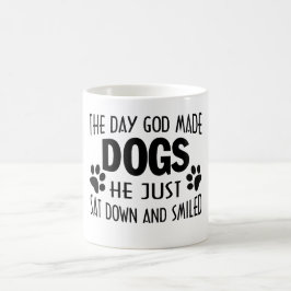 TAZA DE CAFÉ DIOS HIZO PERROS