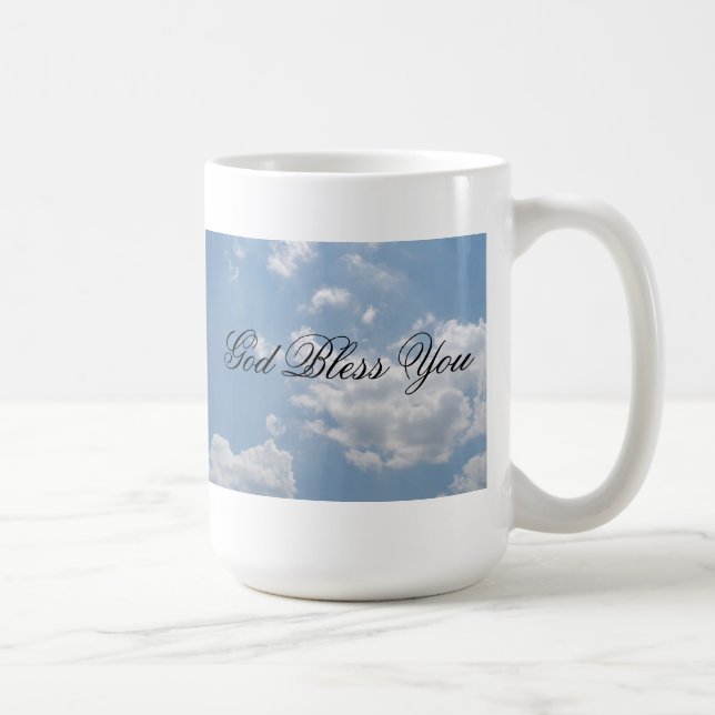 Taza De Café Dios le bendice (Derecha)