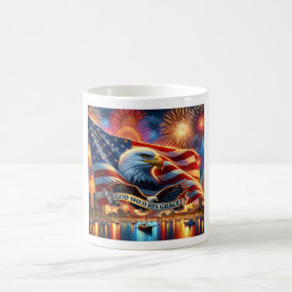 Taza De Café Dios liberó a su Grace Keyring - Estados Unidos fi