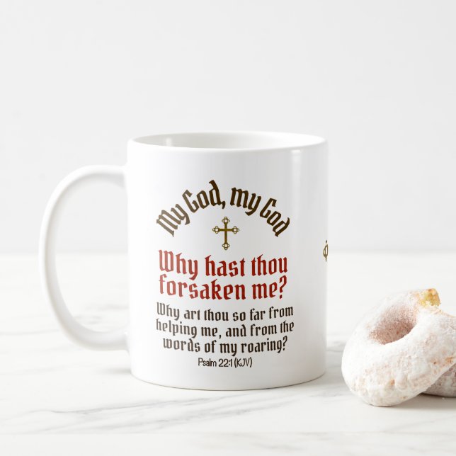 Taza De Café Dios me abandonó (más opciones) - (Con donut)