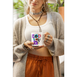 Taza De Café Dios me trajo la fe cristiana retro