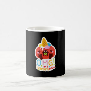 Taza De Café Dios mío, soy unicornio ahora