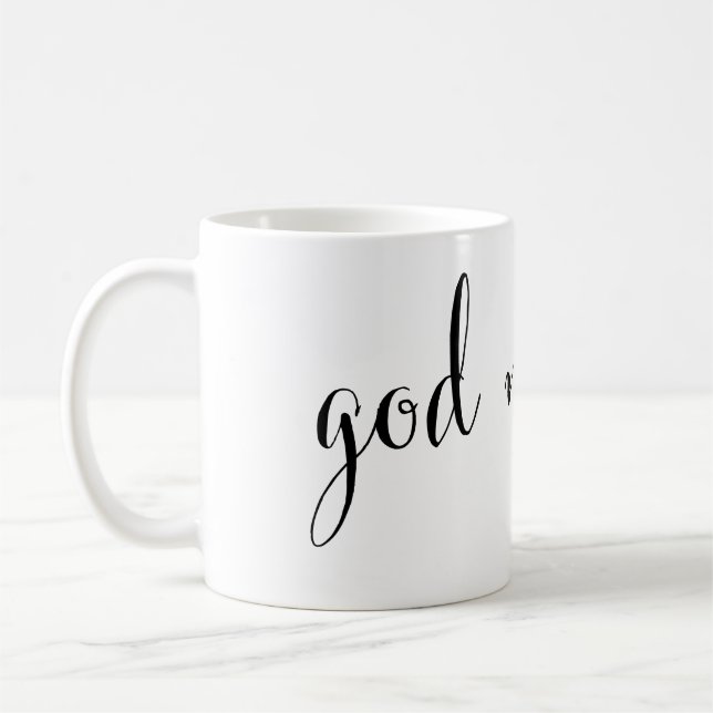 Taza De Café dios morgon Good Morning Sueco Mug (Izquierda)