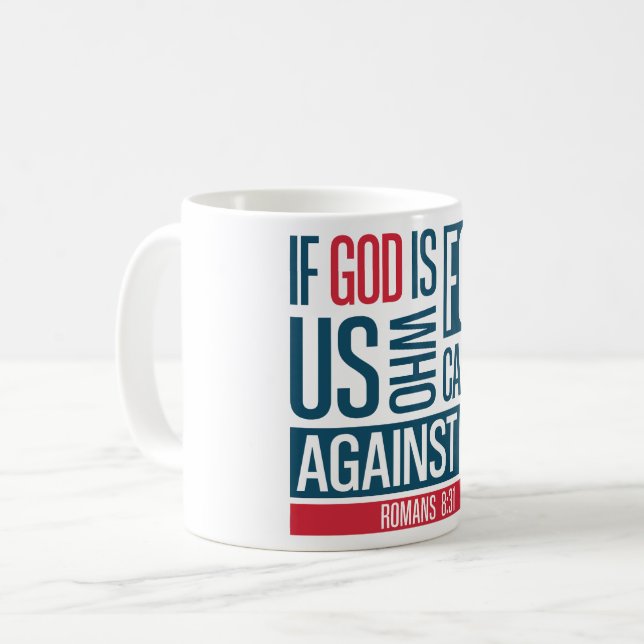 Taza De Café Dios para nosotros (Anverso izquierdo)