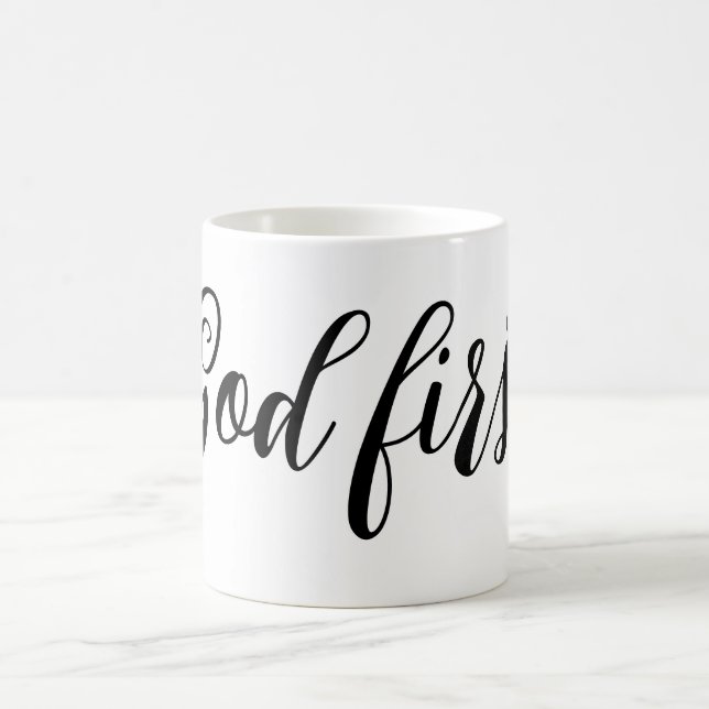 Taza De Café Dios primero (Centro)