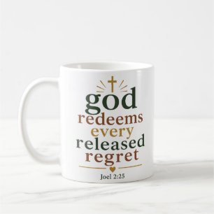 Taza De Café Dios Redime Todo Arrepentimiento Liberado Verdad B