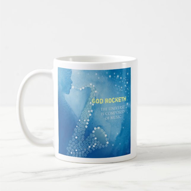 Taza De Café Dios Rocketh (Izquierda)