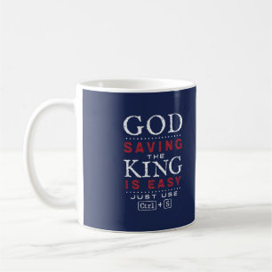 Taza De Café Dios salve al rey gracioso