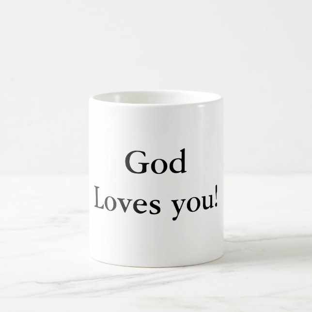Taza De Café ¡Dios te ama! (Centro)