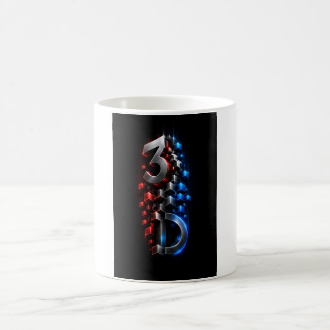 Taza De Café Diosa 3D Micro Mosaico  (Centro)