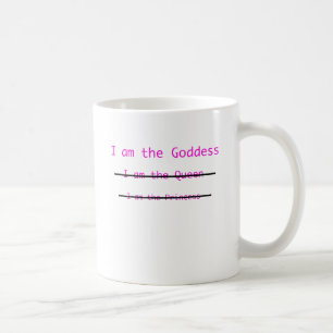 Taza De Café Diosa con las líneas