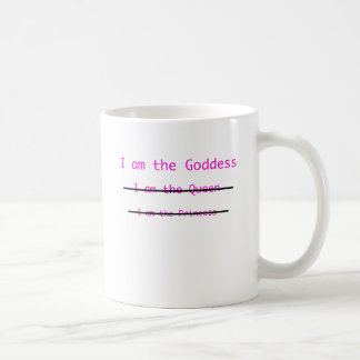 Taza De Café Diosa con las líneas
