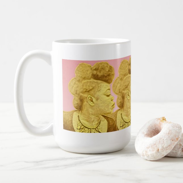 Taza De Café Diosa de oro (Con donut)