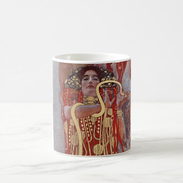 Taza De Café Diosa de Salud, Hygieia (Salus), Gustav Klimt (Centro)