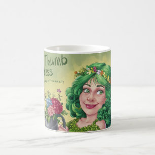 TAZA DE CAFÉ DIOSA DEL PULGAR VERDE