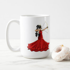 Taza De Café Diosa femenina de Sagittarius - Nacimiento Persona
