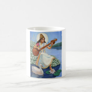 Taza De Café Diosa Sarasvati