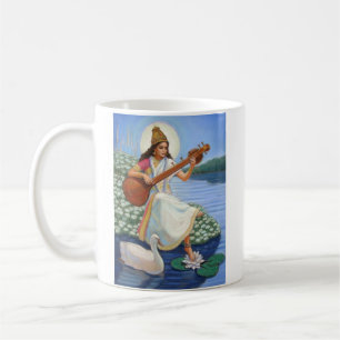 Taza De Café Diosa Sarasvati