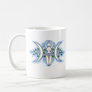 Taza De Café Diosa triple de la luna