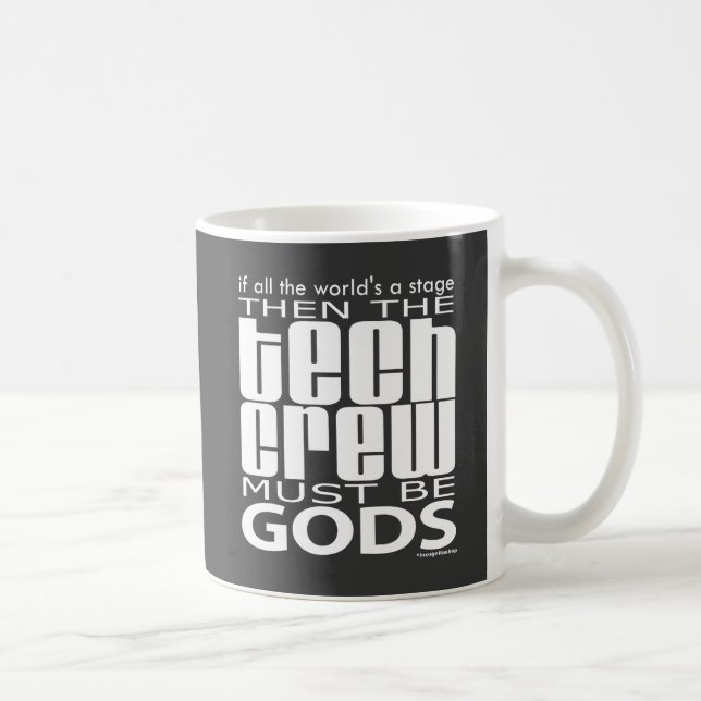 Taza De Café Dioses del equipo de la tecnología (Derecha)
