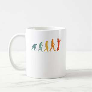 Taza De Café Dirección del director del coro retro de evoluci