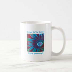 Taza De Café Directamente en el exterior, Hippie debajo