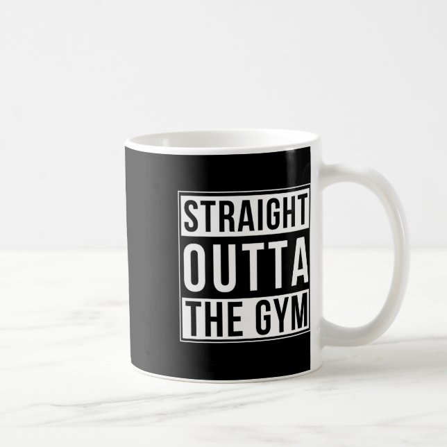 Taza De Café Directamente Fuera Del Gym Funny Bodybuilding Weig (Derecha)