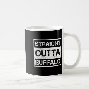 Taza De Café Directo desde Búfalo Nueva York Vintage Desgastado