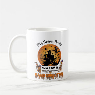 Taza De Café Director de Banda con Escoba Rota Casa Embrujada d