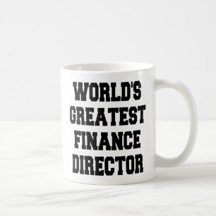 Taza De Café Director de Finanzas más grande del mundo
