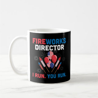 Taza De Café Director De Fireworks Te Ejecuto El 4 De Julio Usa