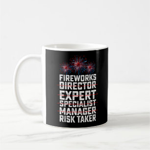 Taza De Café Director de Fuegos Artificiales 4 de Julio Citador